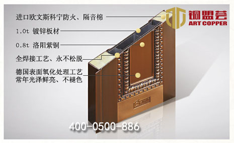 銅盟薈銅門內骨架