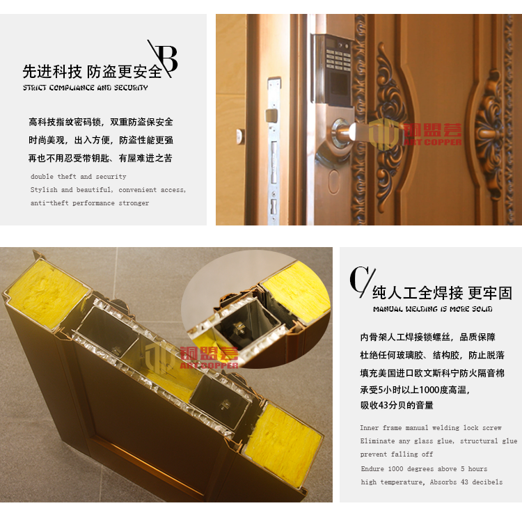 子母銅門細節2